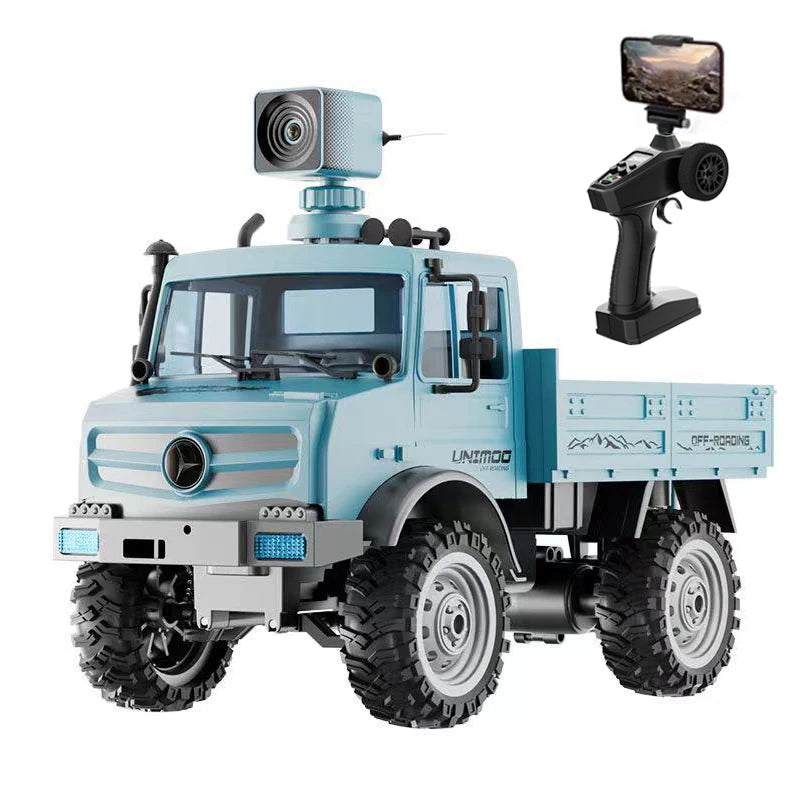 WPL CX002-C RC CAR with HD Camera Full scale High Speed Clipping Off Road Remote Control Vehicle 20Km/H Military Camera Vehicle