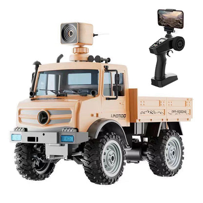 WPL CX002-C RC CAR with HD Camera Full scale High Speed Clipping Off Road Remote Control Vehicle 20Km/H Military Camera Vehicle